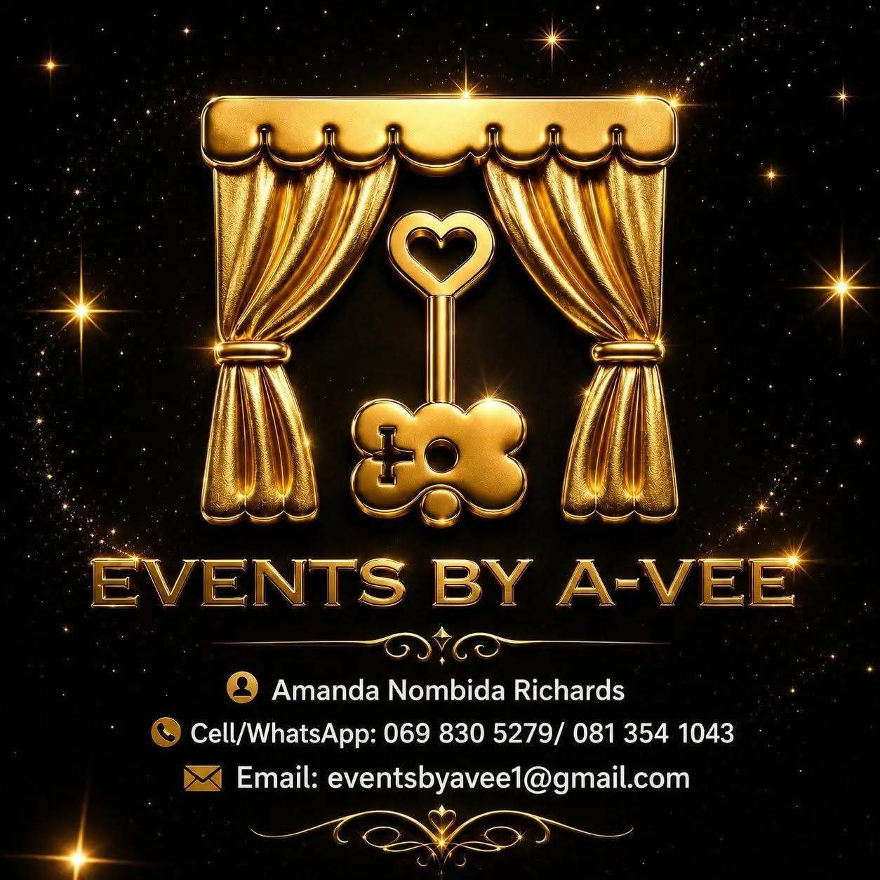 Events by A-Vee gold logo
