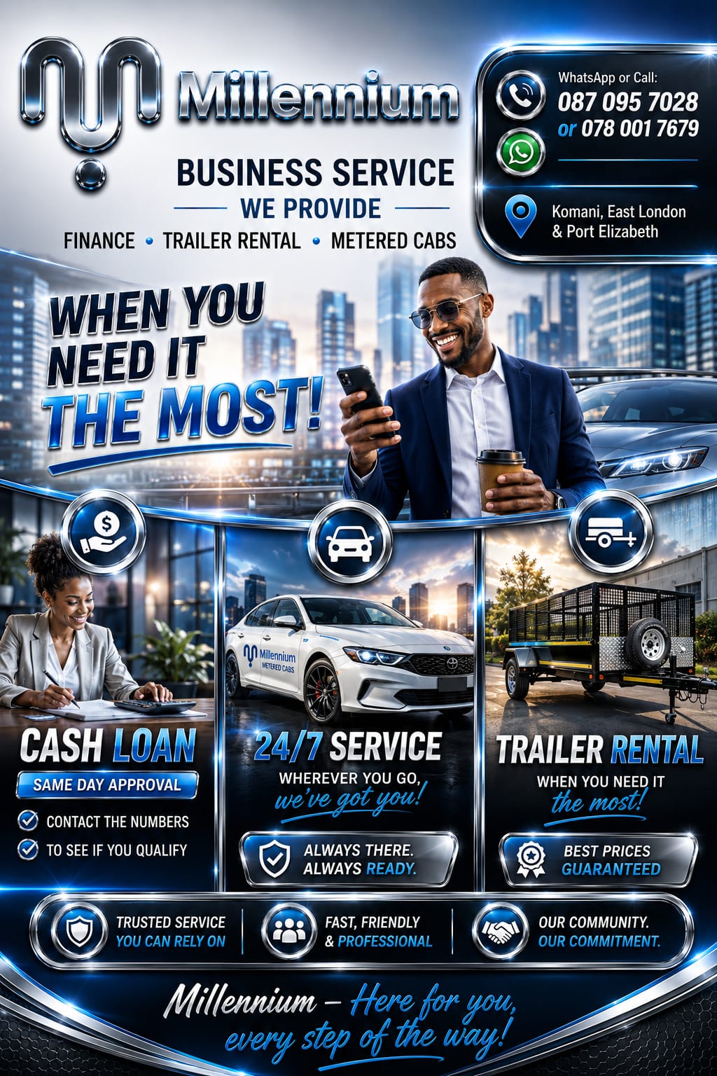Millennium Business Service flyer