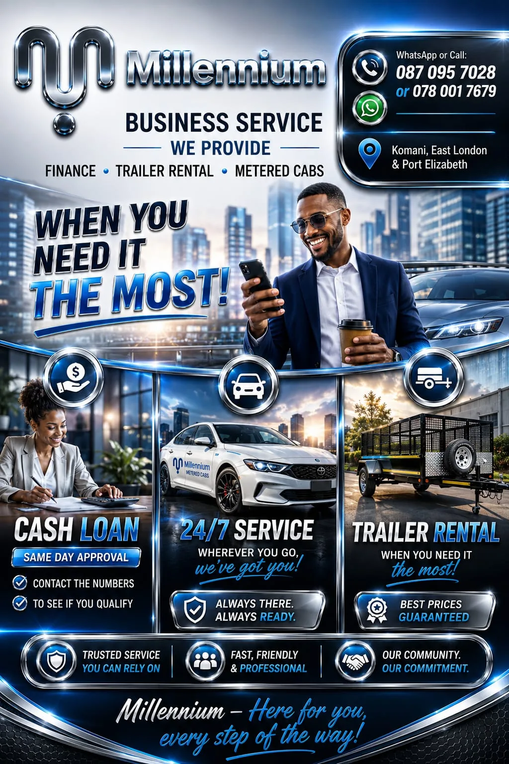 Millennium Business Service flyer