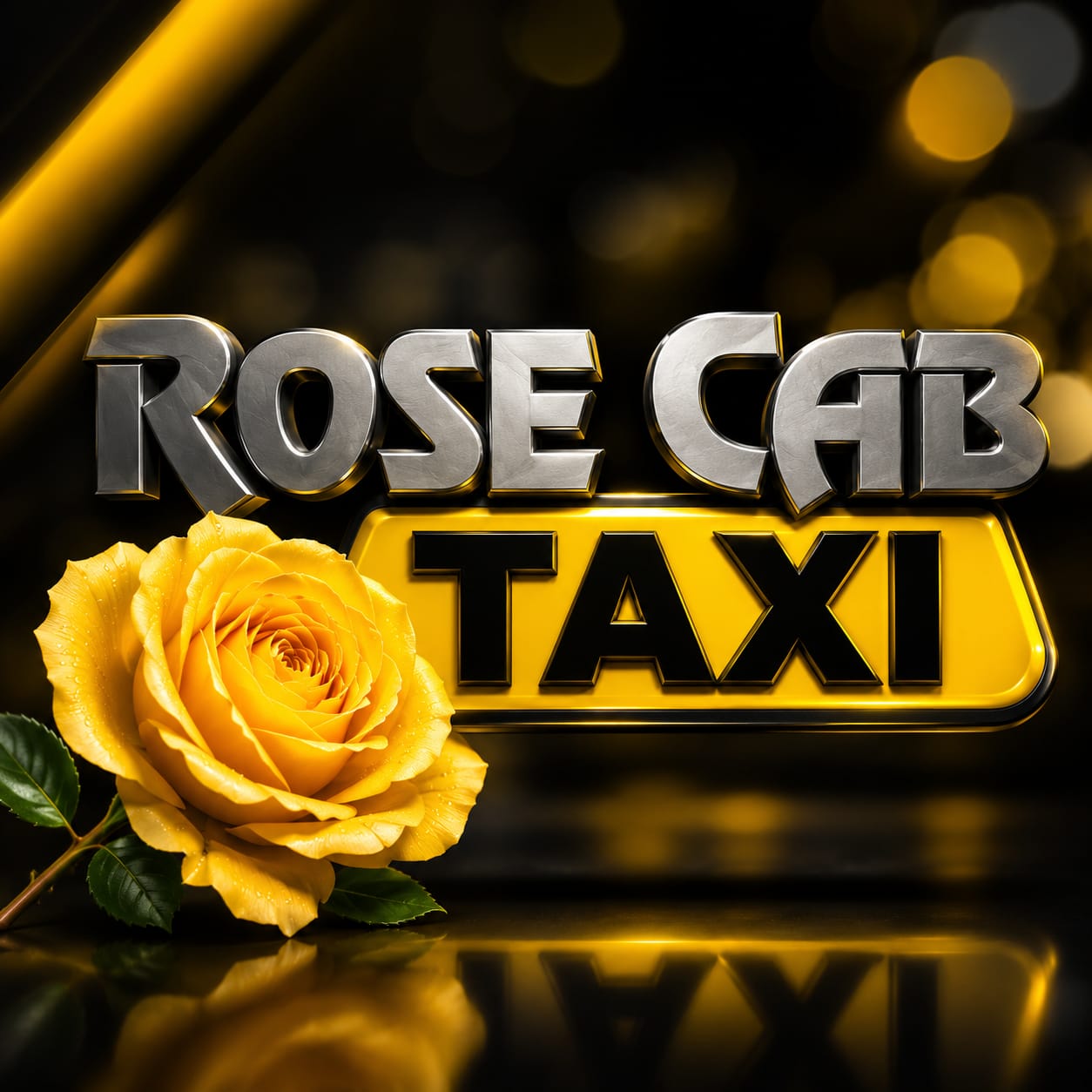 Rose Cab Taxi logo